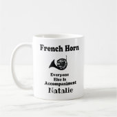 Französisch-Horn-Geschenk-Coffee-Tasse Kaffeetasse (Links)
