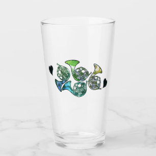 Französisch Horn-Marching-Band-Klasslehrer Glas