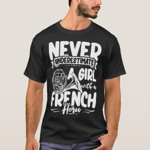 Französisch Horn Player Apparel Instrument Brass M T-Shirt