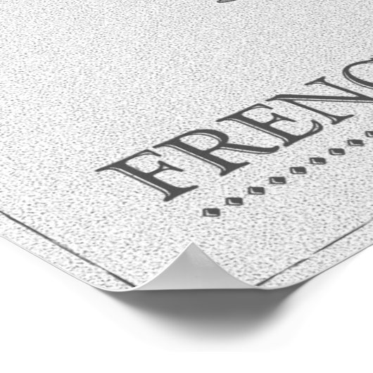 Französisch-Horn-Poster-Kunst Poster (Ecke)