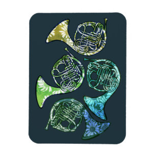 Französisch Hörner Daisy Band Klassenlehrer Magnet