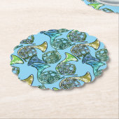 Französisch Hörner Daisy Band Klassenlehrer Untersetzer (angewinkelt)