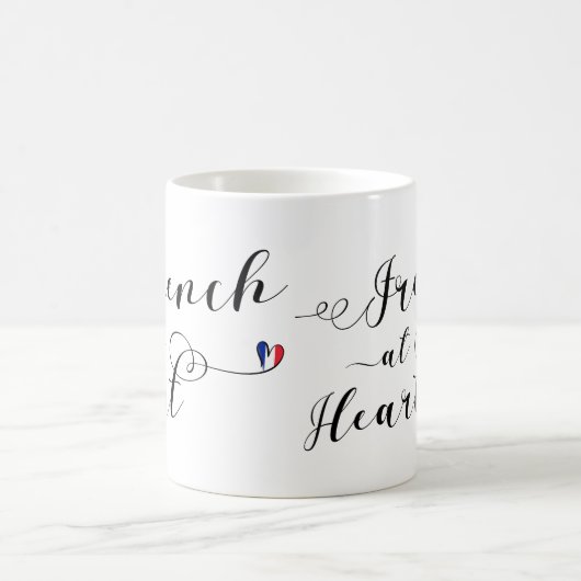 Französisch im Herzen Frankreichs Kaffeetasse (Mittel)