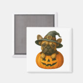 Französisch in Pumpkin Magnet (Vorderseite/Rückseite)