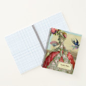 Französisch inspiriert Marie Antoinette Personalis Notizblock (Innenseite)