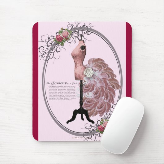 Französisch Inspiriert, Mouse Pad Mousepad (Mit Mouse)