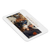 Französisch Joyeux Noël Modern Typografy Custom Fo Magnet (Rechte Seite)