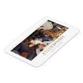 Französisch Joyeux Noël Modern Typografy Custom Fo Magnet (Linke Seite)