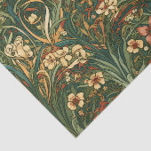 Französisch, Jugendstil inspiriert Feld der Wildbl Seidenpapier (Ausschnitt)