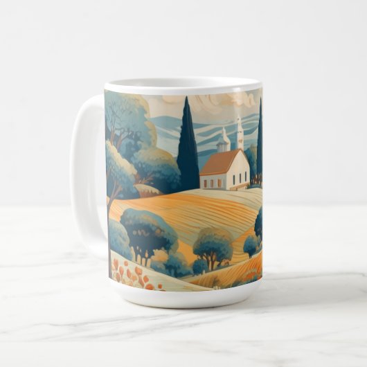 Französisch Kaffeetasse (Vorderseite Links)
