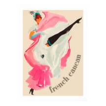 Französisch-Kancan (Vintage französische Anzeige)