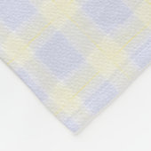 Französisch Kariert mit Lilie Fleecedecke (Ecke)