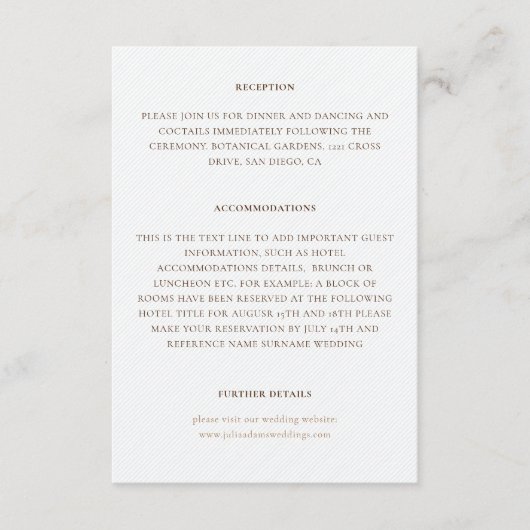 Französisch Kissed Sweet Berry Trauben Blume Hochz Begleitkarte (Vorderseite)