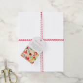 Französisch Kissed Sweet Berry Trauben Blume Hochz Geschenkanhänger (Mit Garn)