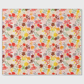 Französisch Kissed Sweet Berry Trauben Blume Hochz Geschenkpapier (Flach)