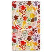 Französisch Kissed Sweet Berry Trauben Blume Hochz Kleine Geschenktüte (Rückseite)