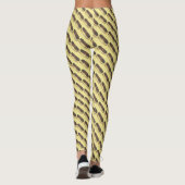 Französisch Konditorei Schokolade Custard Eclair B Leggings (Rückseite)
