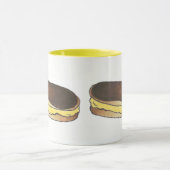 Französisch Konditorei Schokolade Custard Eclair B Tasse (Zentrum)