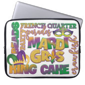FRANZÖSISCH-KÖNIG CAKE MARDI GRAS LAPTOPSCHUTZHÜLLE (Vorderseite)