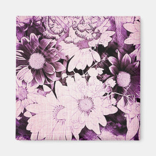 Französisch Land boho schicke Wildblume lila daisy Magnet