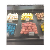 Französisch-Macarons | Paris, Frankreich Notizblock (Vorderseite)