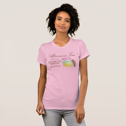 Französisch Macarons Polterabend Nachmittags Tee P (Vorne ganz)