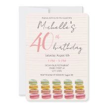 Französisch Macarons Wasserfarbe Handgemalt Custom