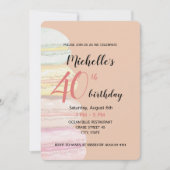 Französisch Macarons Wasserfarbe Handgemalt Einladung (Vorderseite)