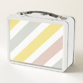 Französisch Macarons Wasserfarbe Handgemalt Metall Brotdose (Rückseite)