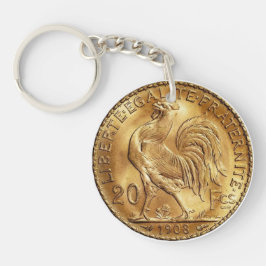 Französisch Marianne Rooster Schlüsselanhänger