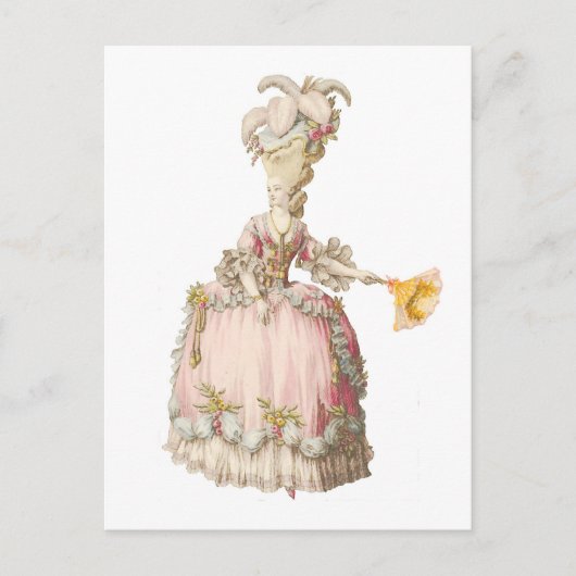 Französisch Marie Antoinette PostCard Postkarte (Vorderseite)