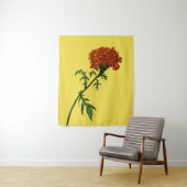 Französisch Marigold Blume Ink Zeichnend Wandteppich (Beispiel)