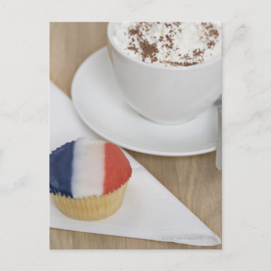 Französisch, Nationalfeiertag Postkarte (Vorderseite)