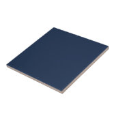 Französisch Navy Blue Solid Color Fliese (Seite)