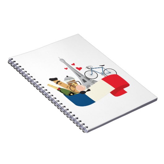 Französisch Notizblock (Rechte Seite)