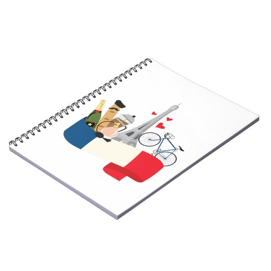 Französisch Notizblock (Linke Seite)