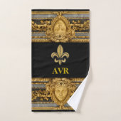 Französisch Ormolu Initialed Geschenk /Gast Badhandtuch Set (Handtuch)