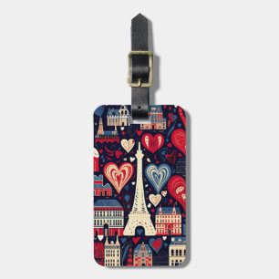 Französisch Paris Gepäckanhänger