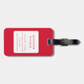 Französisch Paris Gepäckanhänger (Rückseite horizontal)