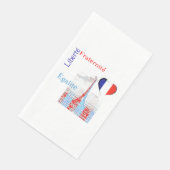 Französisch patriotisch serviette (Ecke)