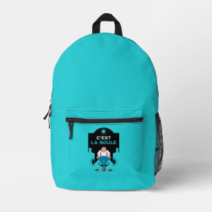 Französisch Pétanque Bocce Bedruckter Rucksack