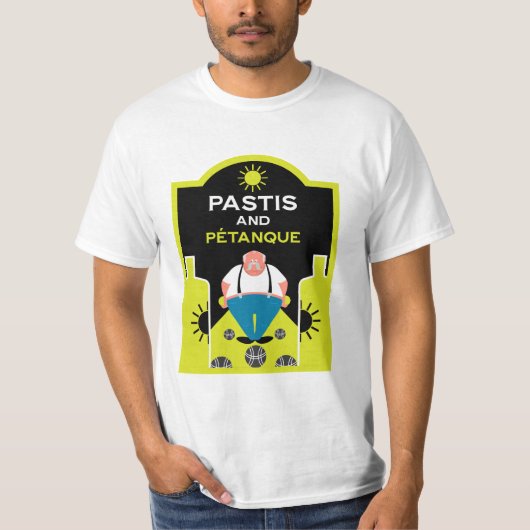 Französisch Pétanque Bocce T-Shirt (Vorderseite)