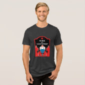 Französisch Pétanque Bocce Tri-Blend Shirt (Vorderseite voll)