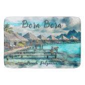 Französisch Polynesien Bora | Badematte (Vorderseite)