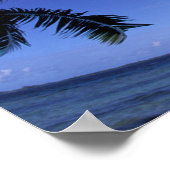 Französisch-Polynesien, Bora Bora, Palmen Poster (Ecke)