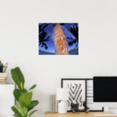 Französisch-Polynesien, Bora Bora, Palmen Poster (Heimbüro)
