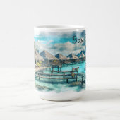 Französisch Polynesien Bora | Kaffeetasse (Mittel)