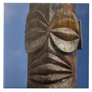 Französisch-Polynesien, Cook-Inseln, Rarotonga, Fliese