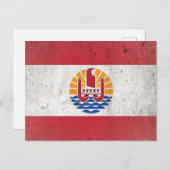 Französisch-Polynesien Feiertagspostkarte (Vorne/Hinten)