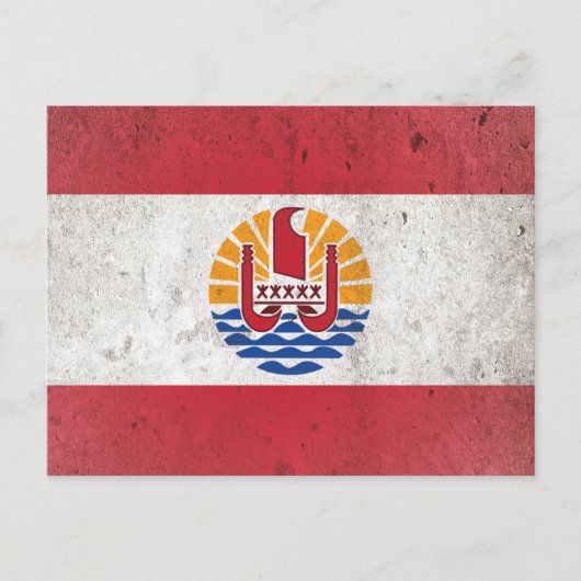 Französisch-Polynesien Feiertagspostkarte (Vorderseite)